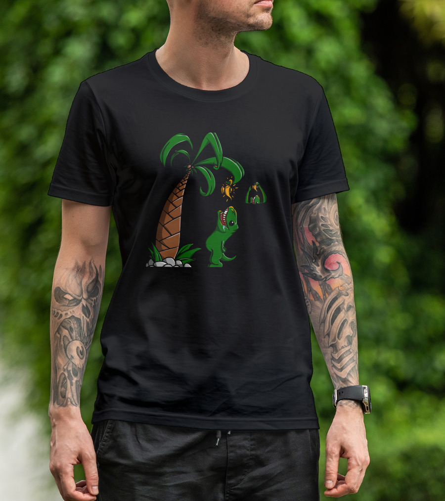 T Rex Dreams Of Reaching The Bright Star T-Shirt