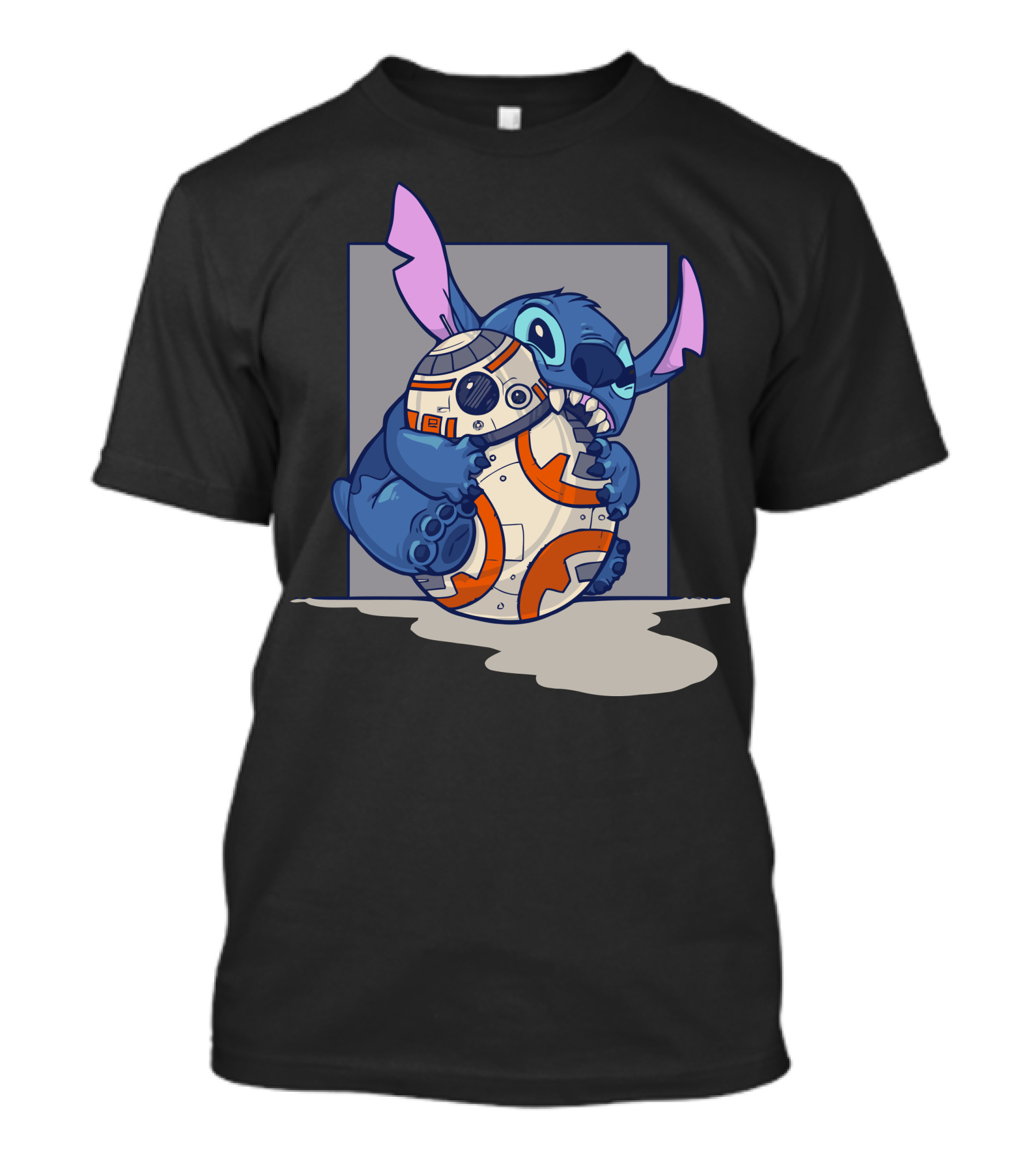 Stitch With BB-8 Chew Toy T-Shirt