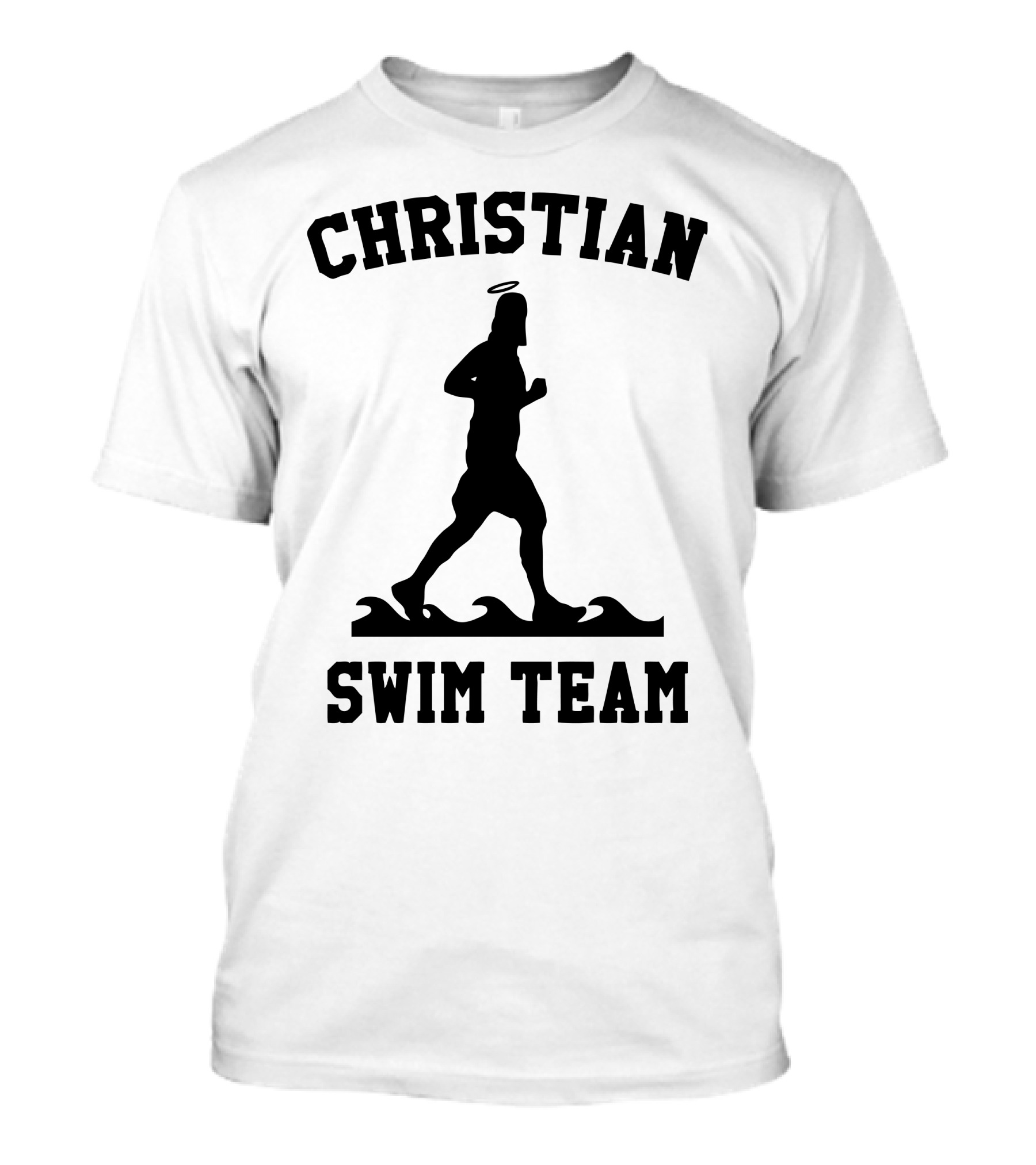 Christian Swim Team Walking On Water T-Shirt
