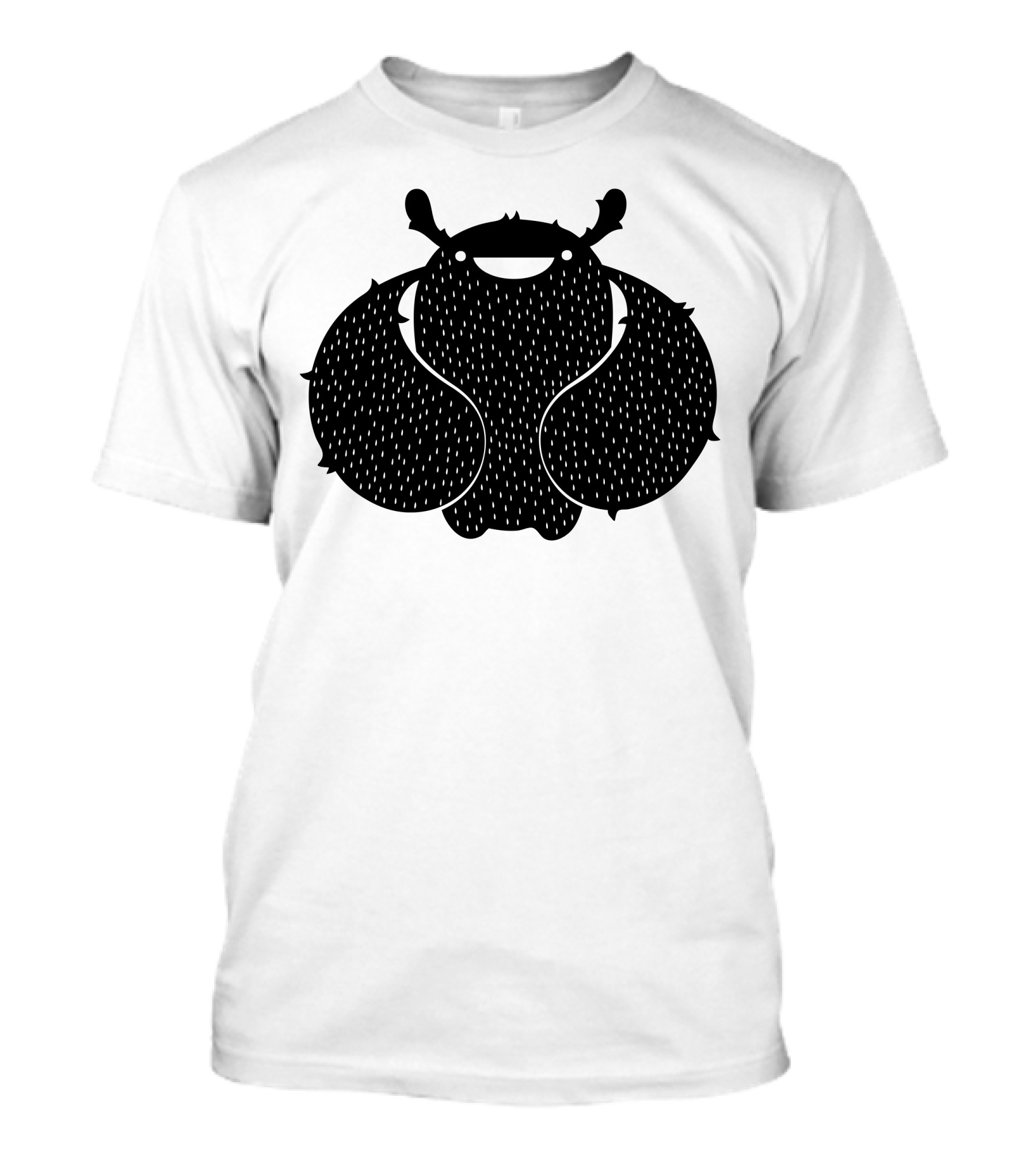 Cuddle Cute Smiling Creature With Antennae T-Shirt