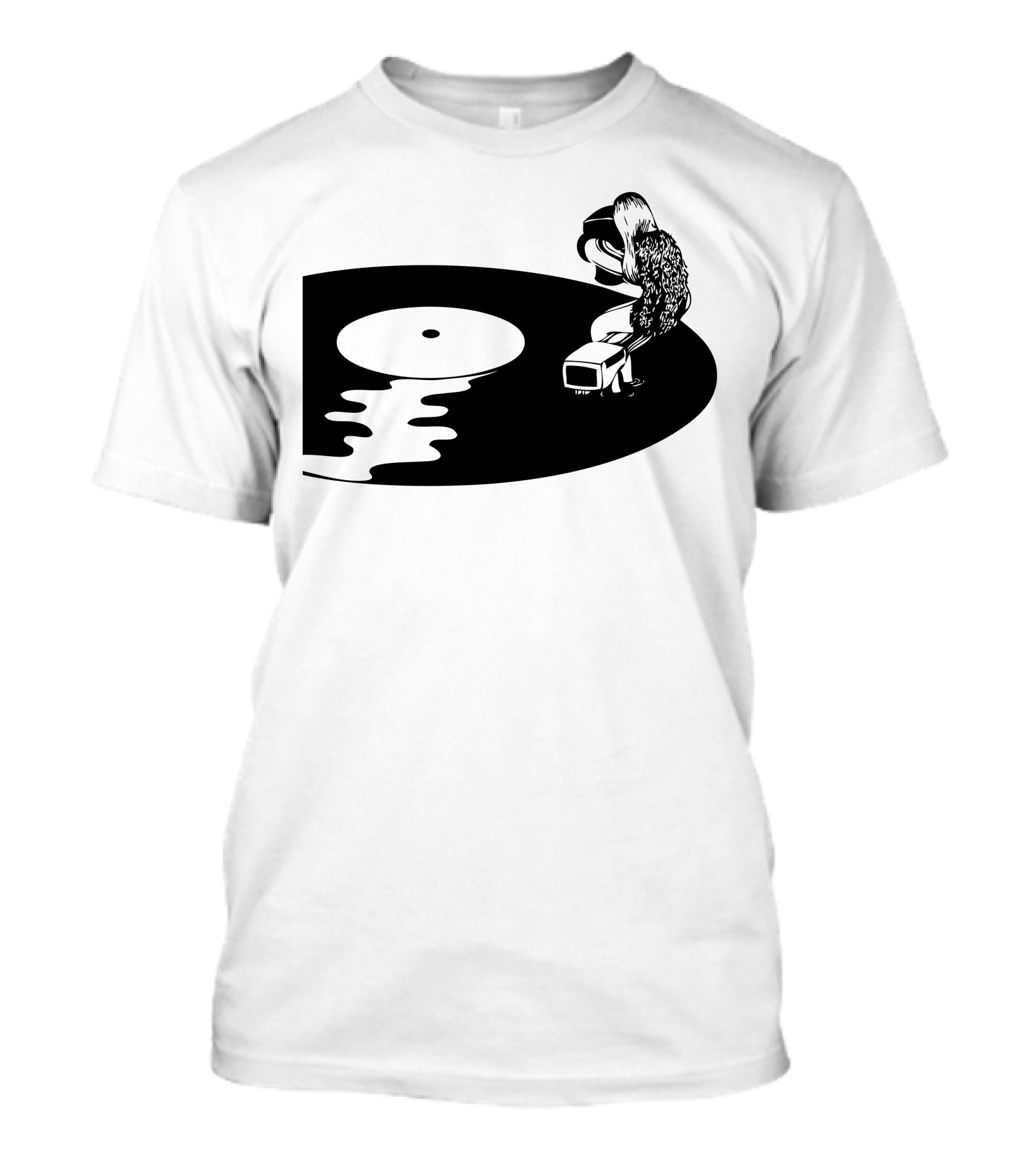 Dont Just Listen Feel It Vinyl Record Experience T-Shirt