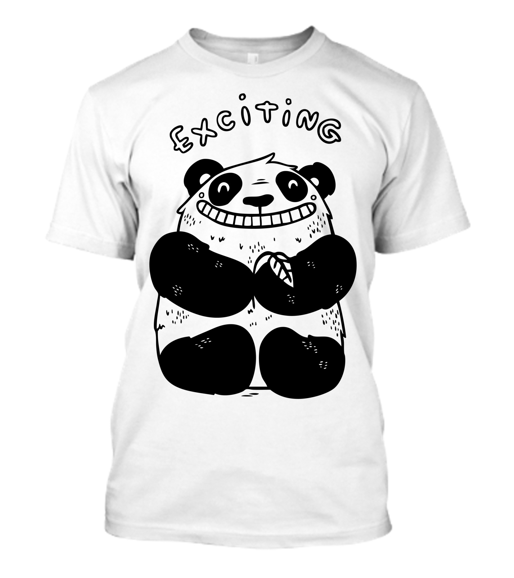 Exciting Smiling Panda T-Shirt