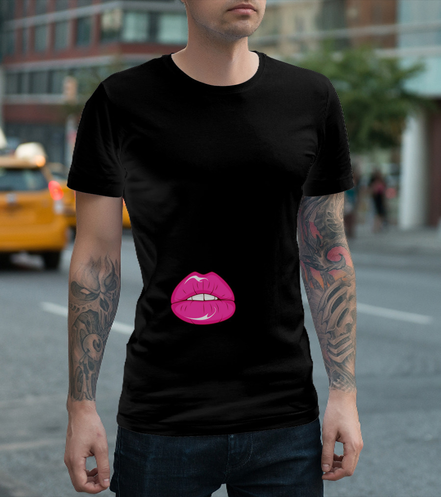 Let's Talk Dirty Pink Lips T-Shirt
