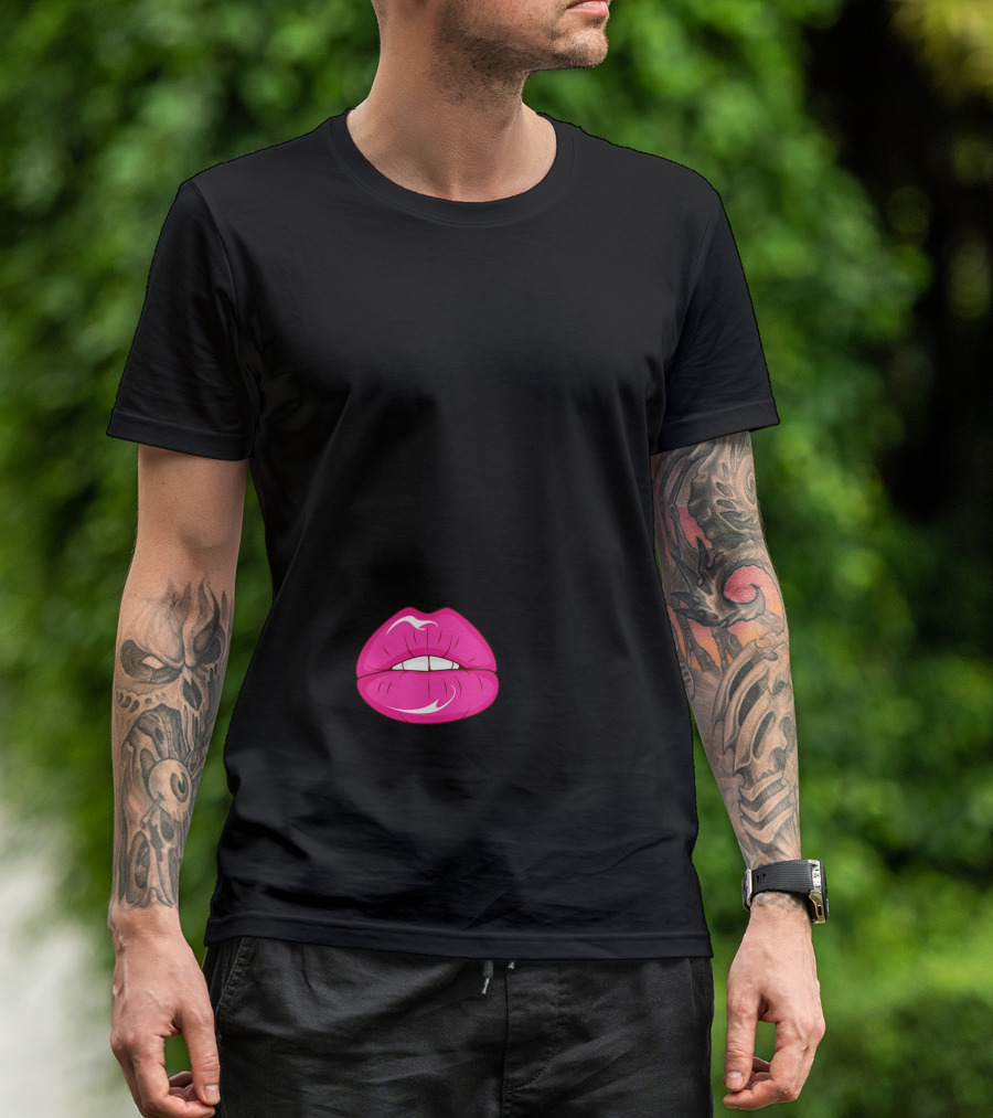Let's Talk Dirty Pink Lips T-Shirt