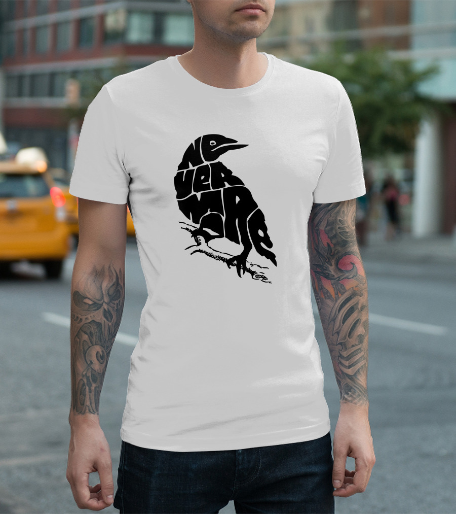 Nevermore Raven Quoth The Raven T-Shirt