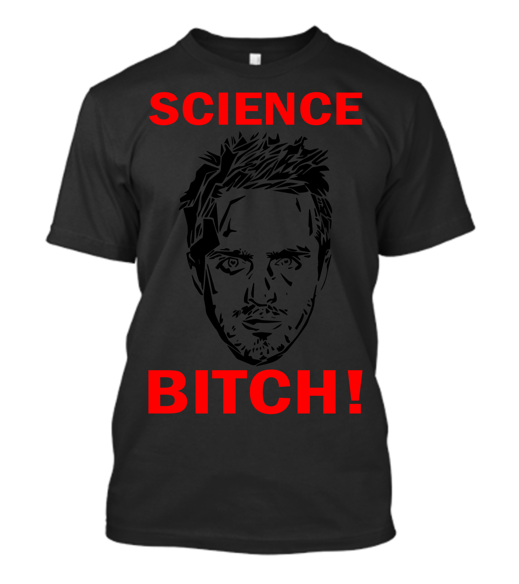 Science Bitch Breaking Bad Jesse Pinkman Face T-Shirt