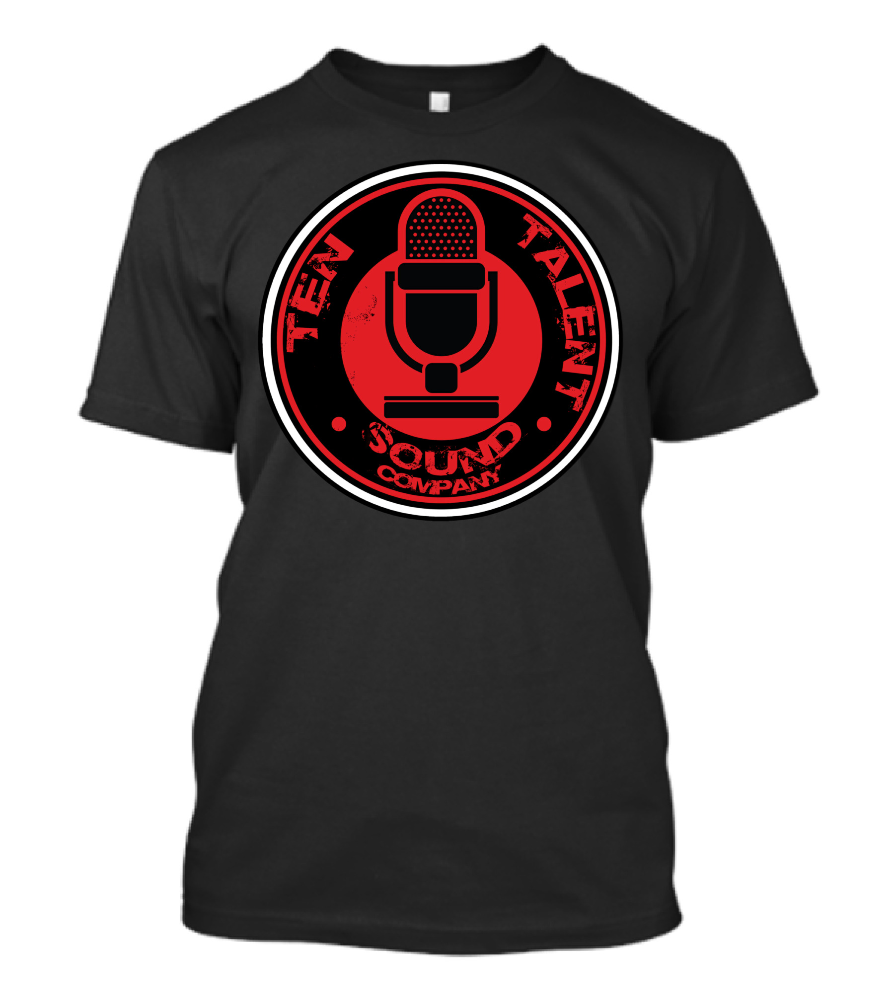 Ten Talent Sound Company Vintage Microphone T-Shirt