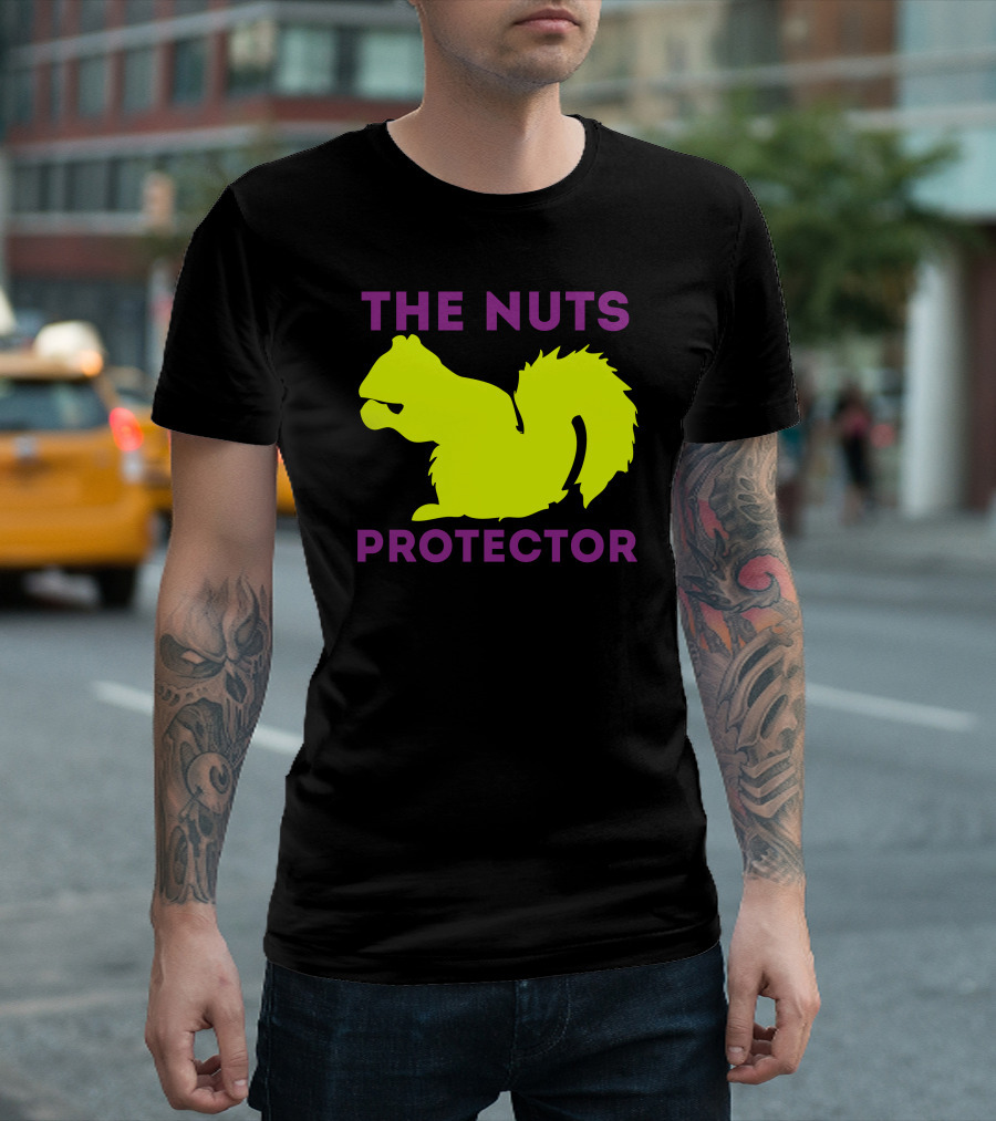 THE NUTS PROTECTOR SQUIRREL T-Shirt