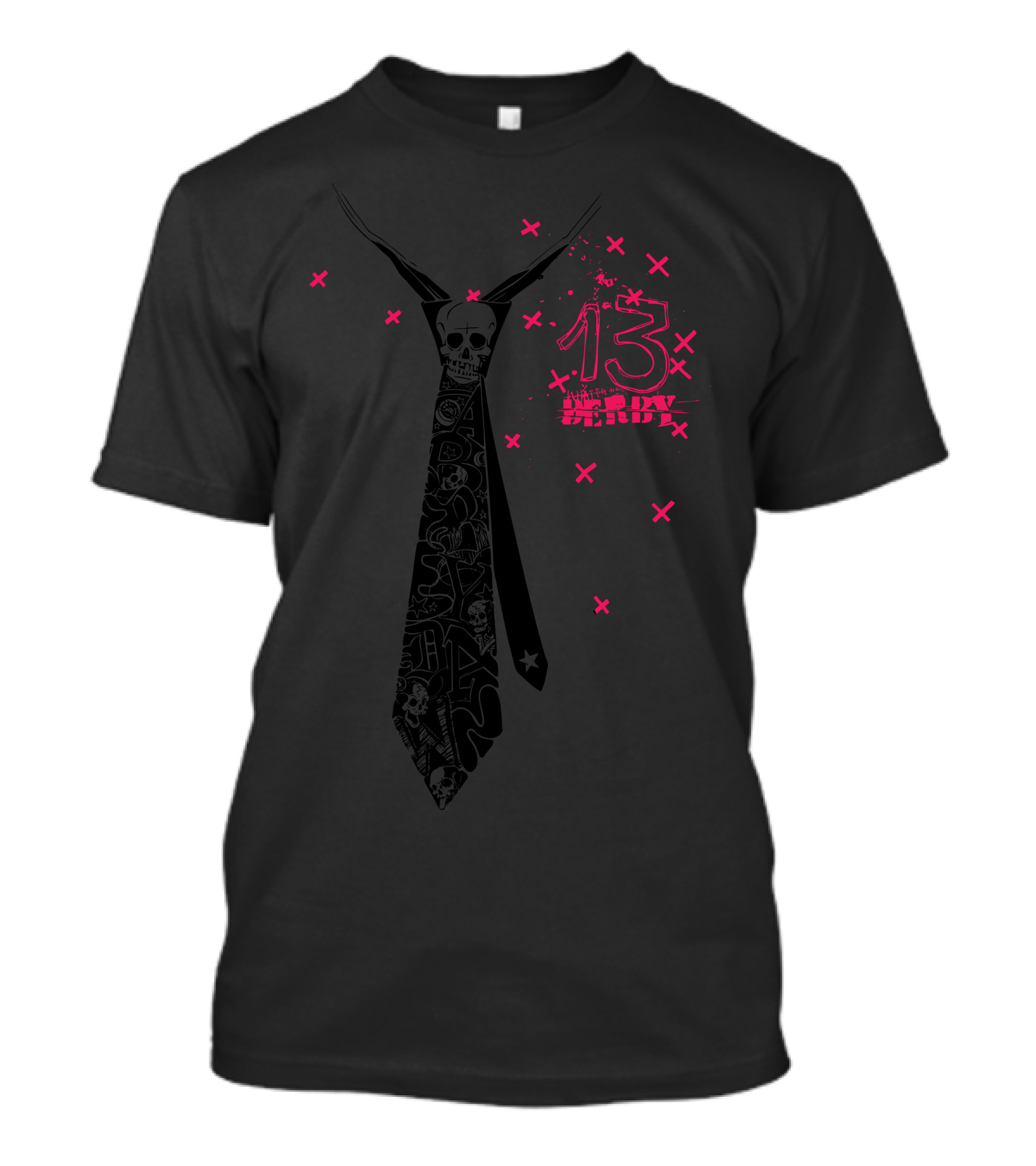 Tie Die Skull 13 RIP T-Shirt