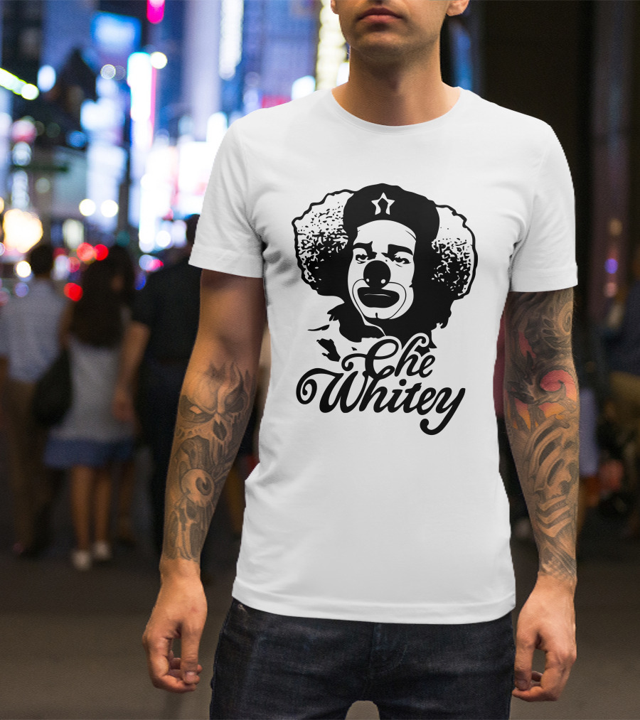 Che Whitey Clown Parody Of Che Guevara Iconic Image T-Shirt