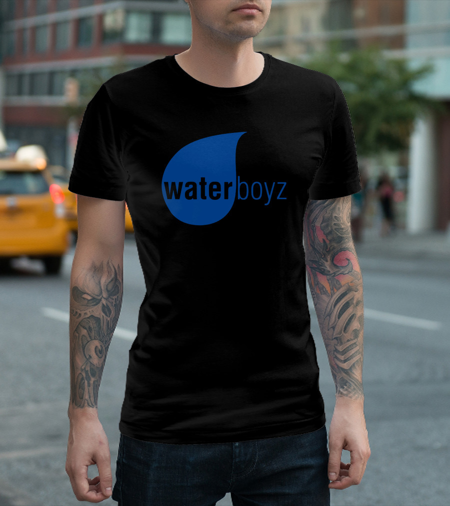 Water Boyz Blue Droplet T-Shirt