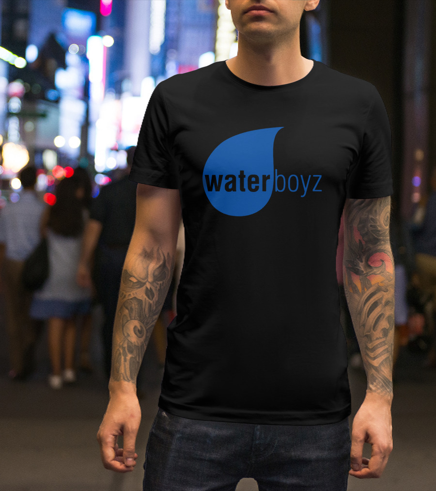 Water Boyz Blue Droplet T-Shirt