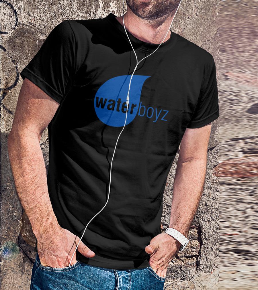 Water Boyz Blue Droplet T-Shirt