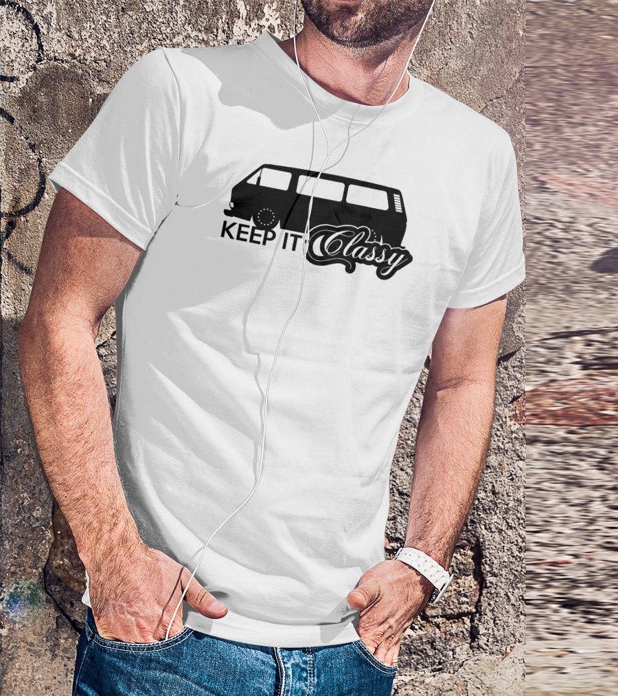 Keep It Classy Vw Bus Bulli Multivan1 T-Shirt