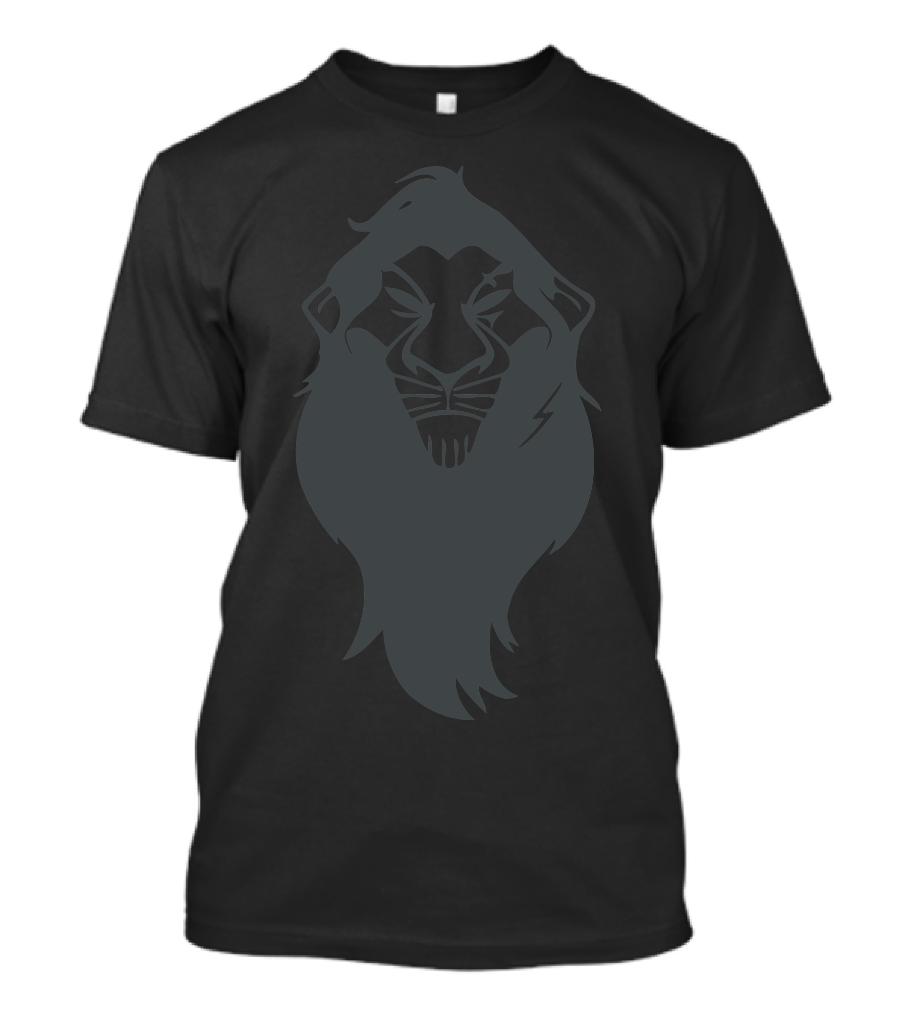 Lion King Scar Silhouette Dark T-Shirt