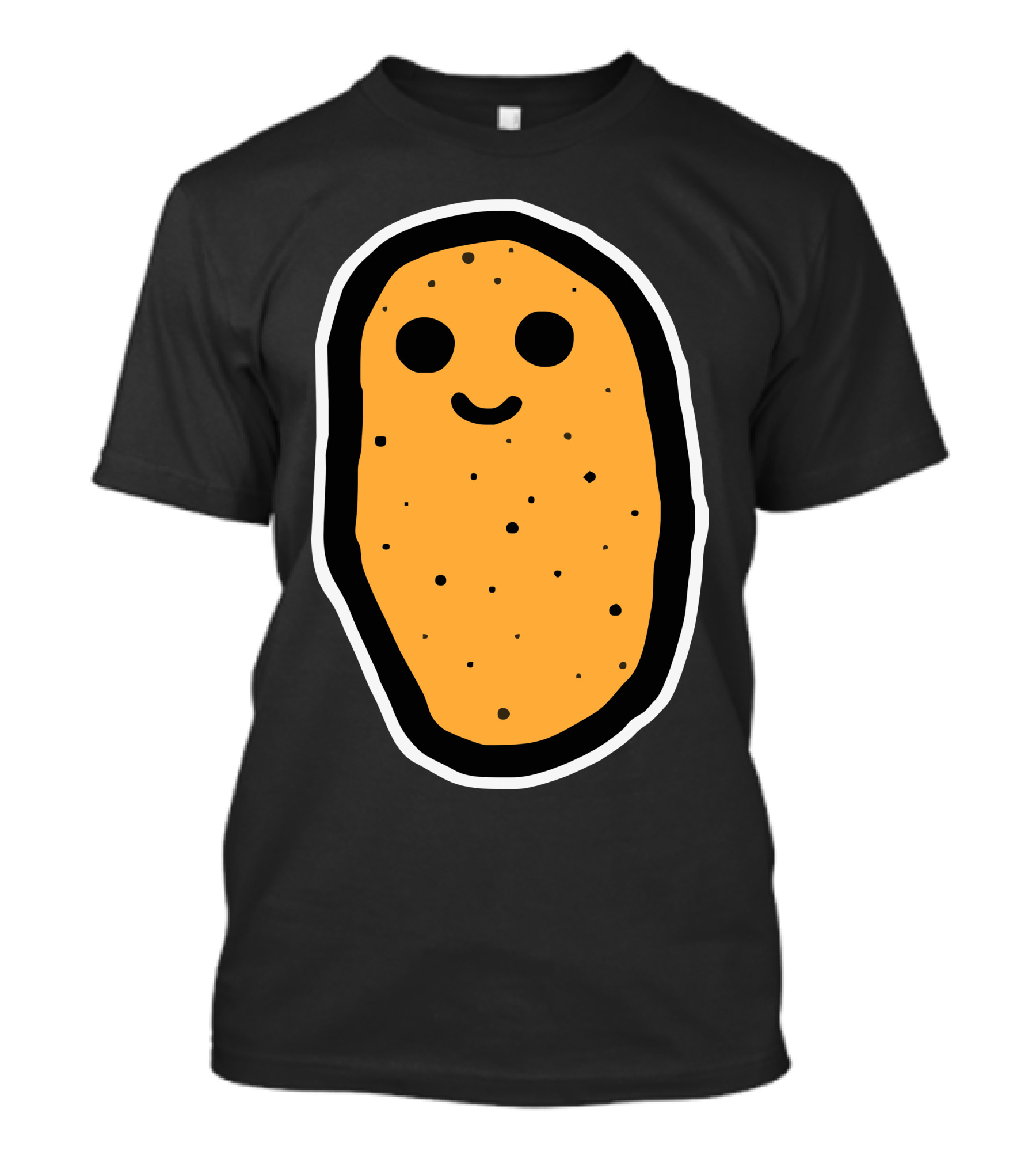 Little Potato Smiling Face Cute Simple T-Shirt