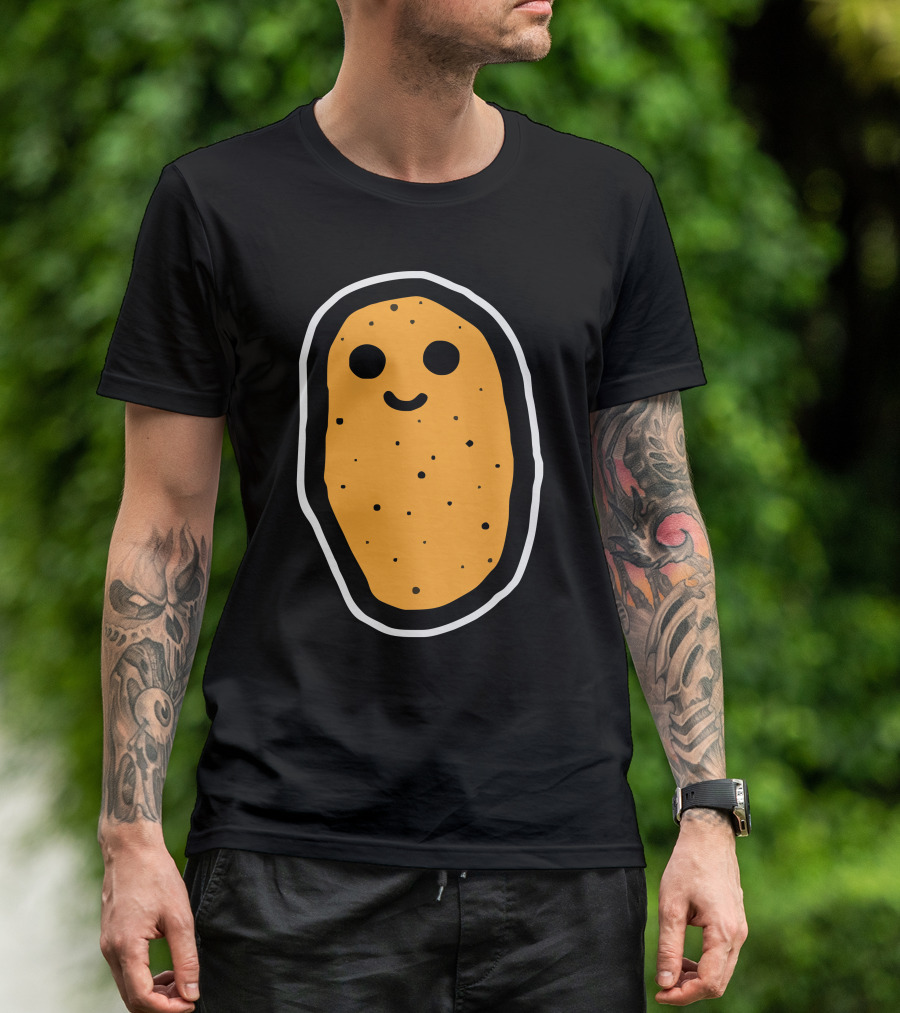 Little Potato Smiling Face Cute Simple T-Shirt