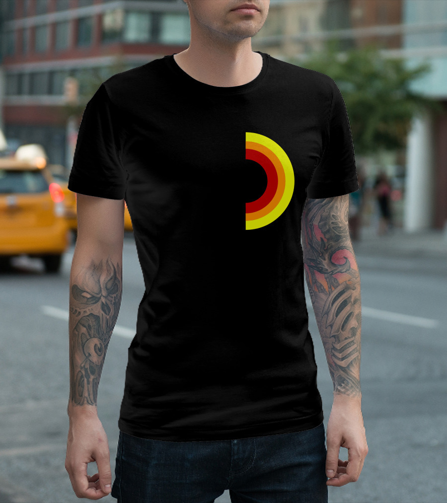 LIVE FOR TODAY Retro Circle T-Shirt