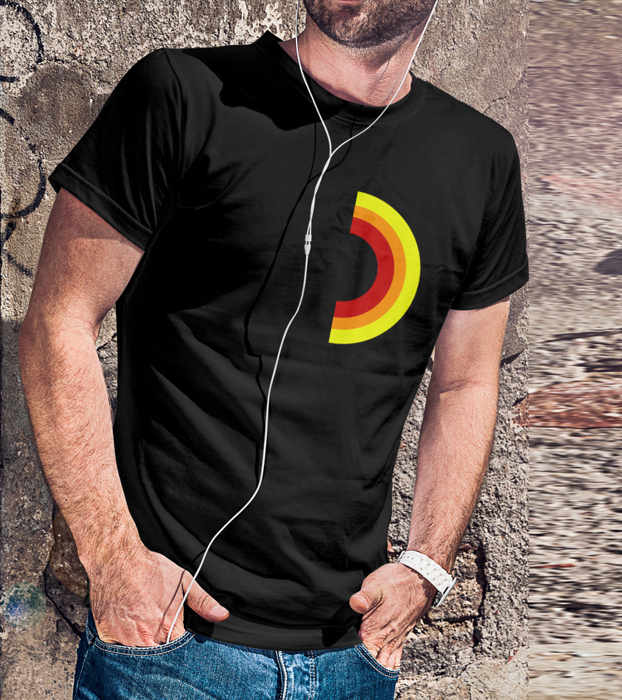 LIVE FOR TODAY Retro Circle T-Shirt