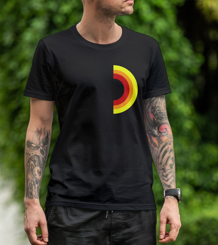 LIVE FOR TODAY Retro Circle T-Shirt