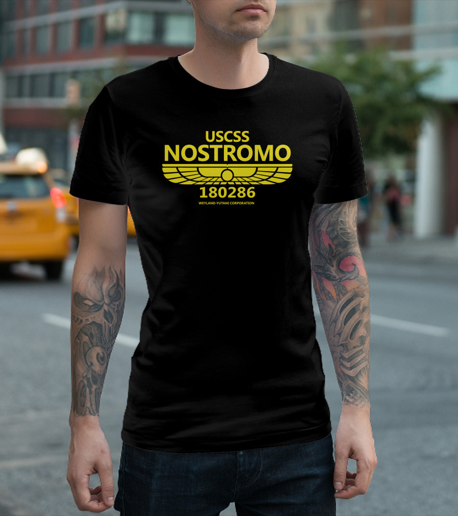 USCSS Nostromo Weyland-Yutani Aliens Movie Sci Fi Horror Cool Horror T-Shirt