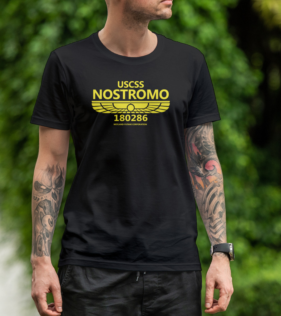 USCSS Nostromo Weyland-Yutani Aliens Movie Sci Fi Horror Cool Horror T-Shirt