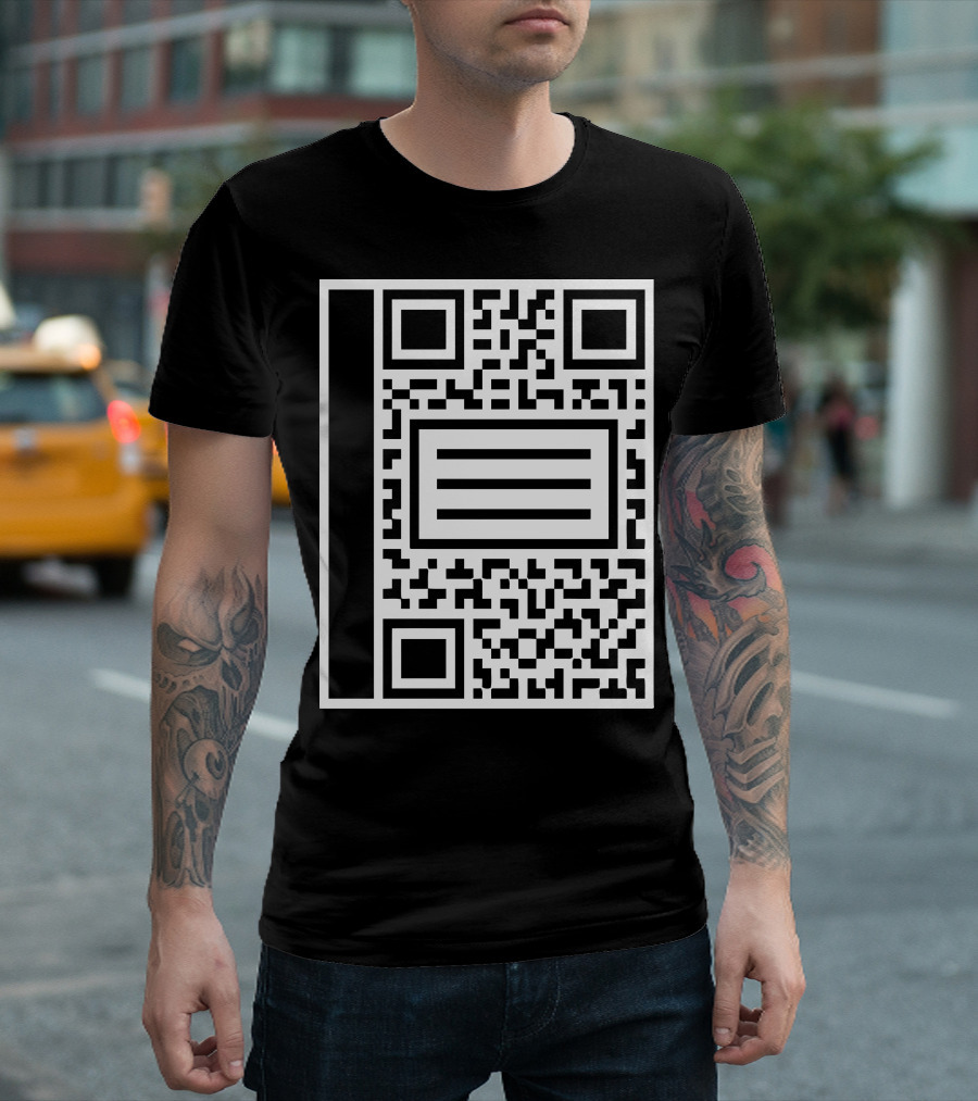 Qr Composition Barcode T-Shirt