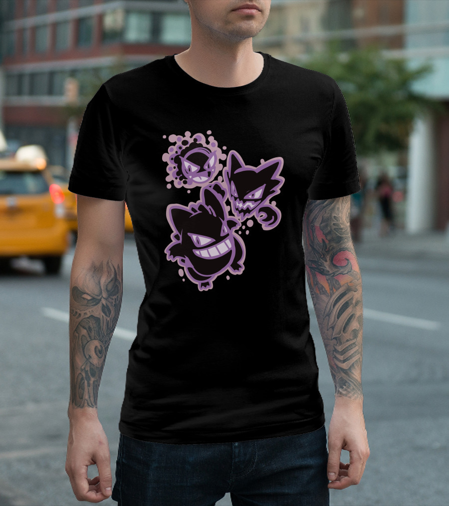 Silph Scope Ghost Pokémon Haunter Gengar Gastly T-Shirt