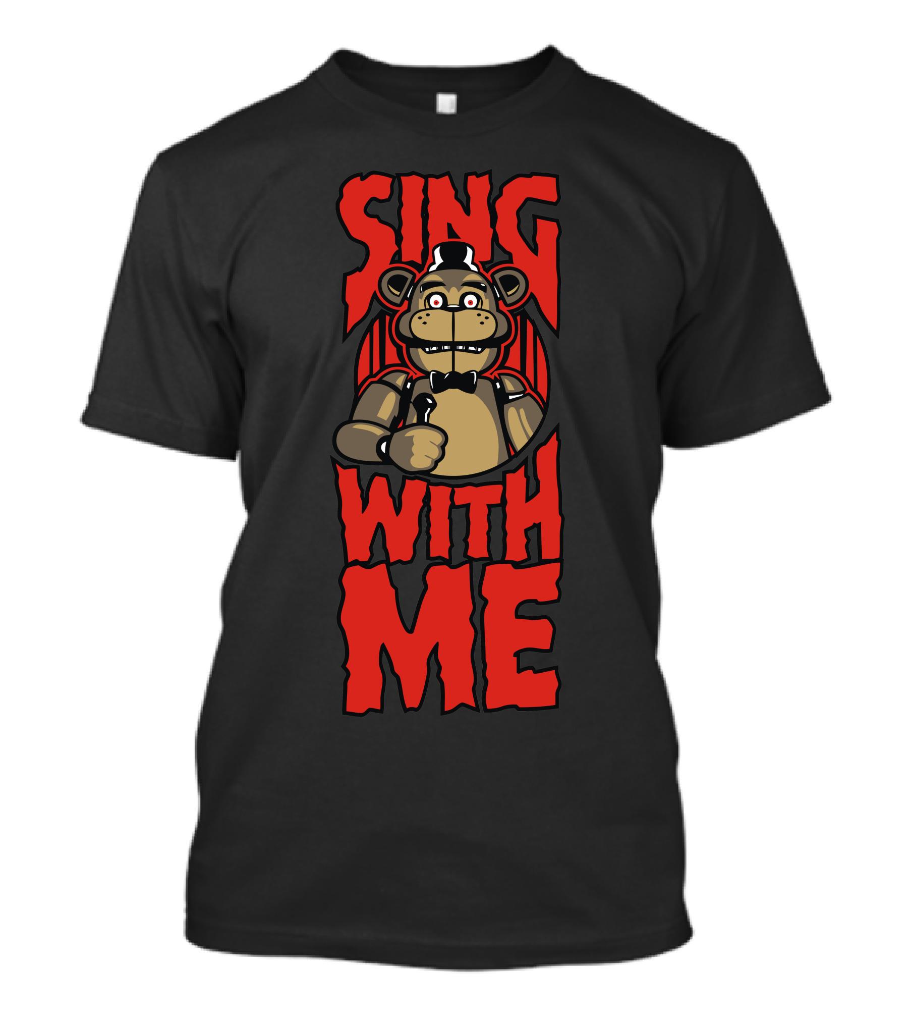 Five Nights Freddy Sing With Me Animatronic T-Shirt