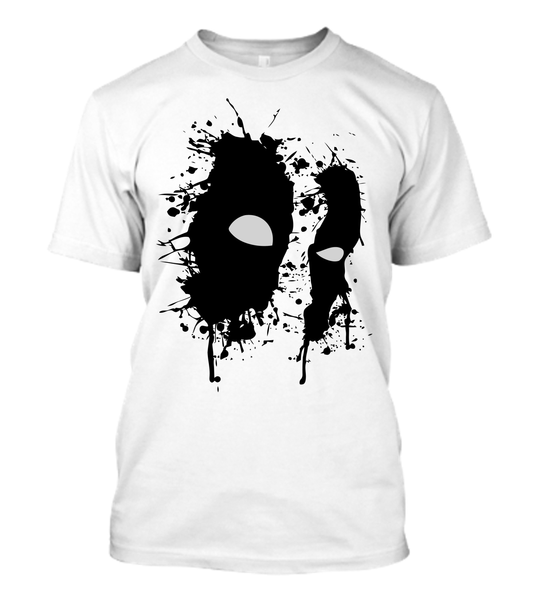 Deadpool Mask Splatter T-Shirt