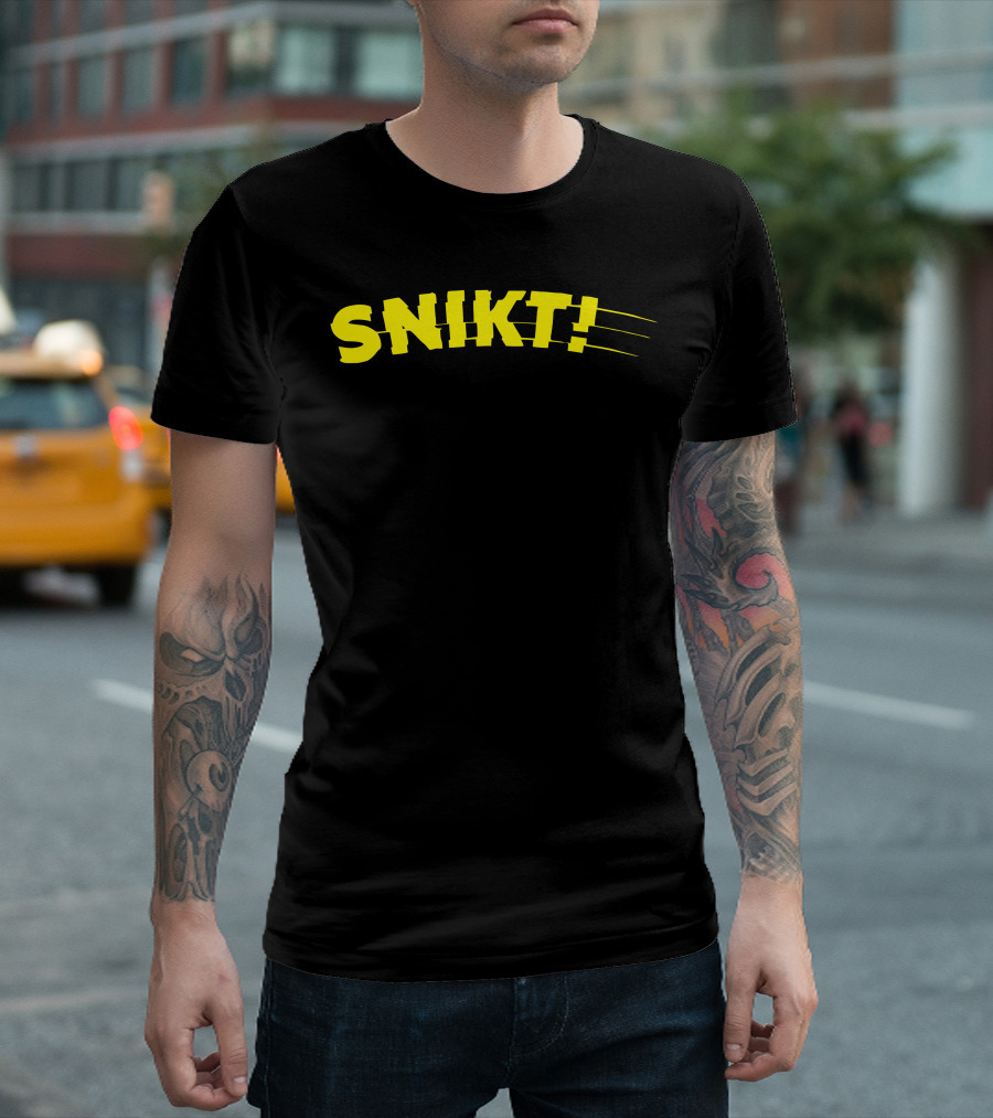 SNIKT Comic Book Sound Effect T-Shirt