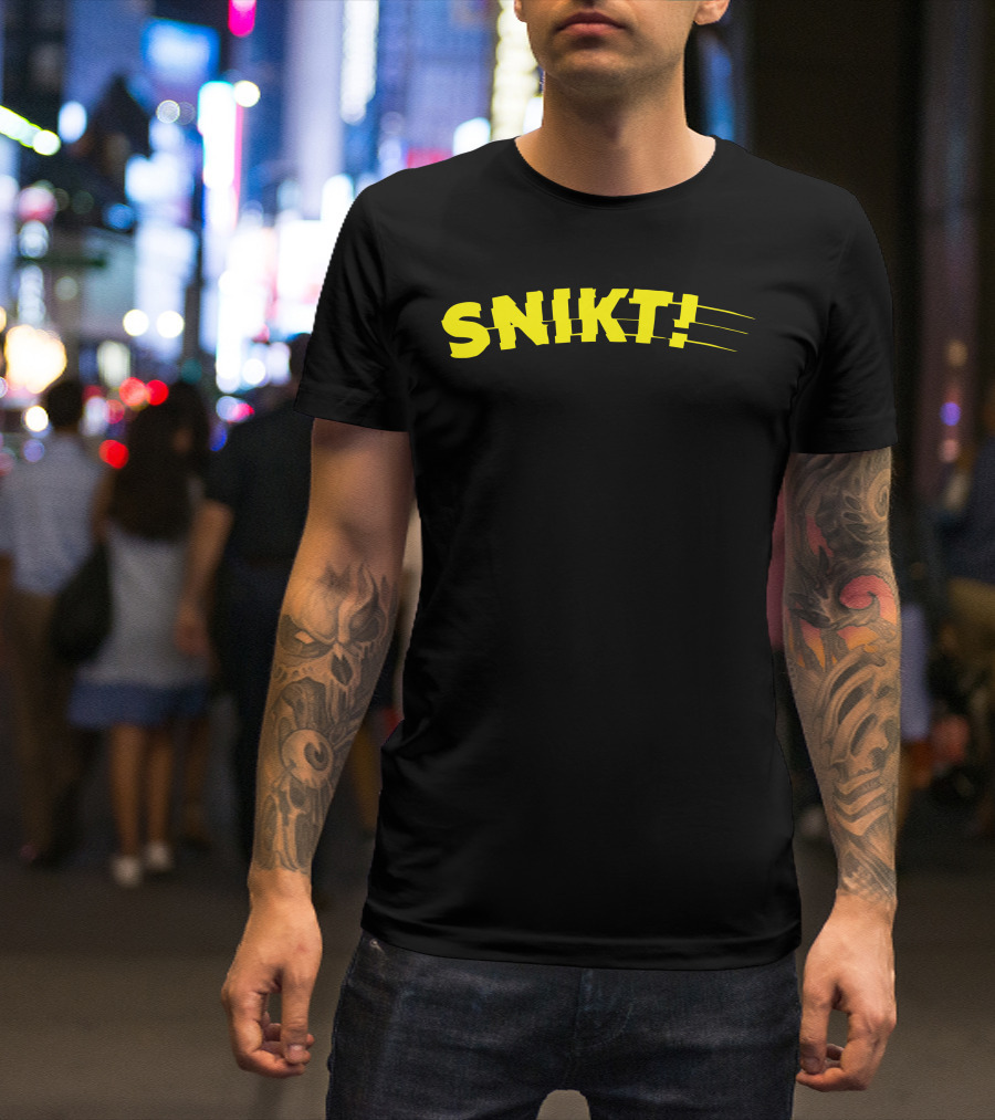 SNIKT Comic Book Sound Effect T-Shirt