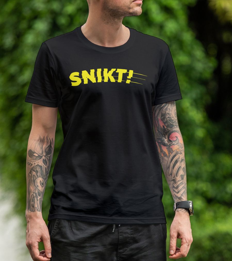 SNIKT Comic Book Sound Effect T-Shirt