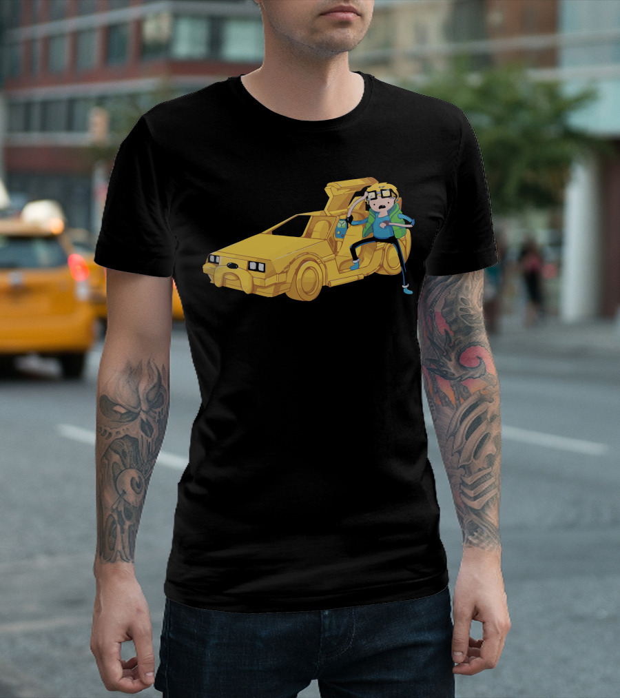 Wrinkled in Time Adventure Car Mashup T-Shirt