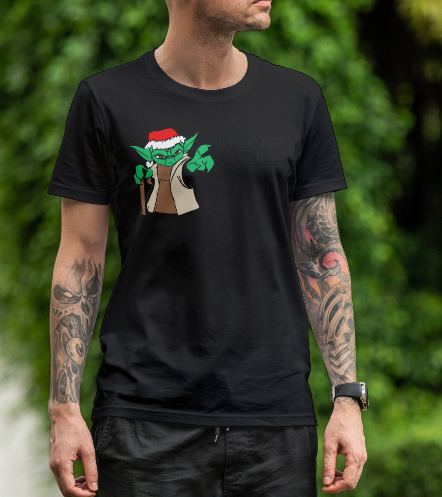 Yoda Santa A Merry Christmas I Wish You T-Shirt