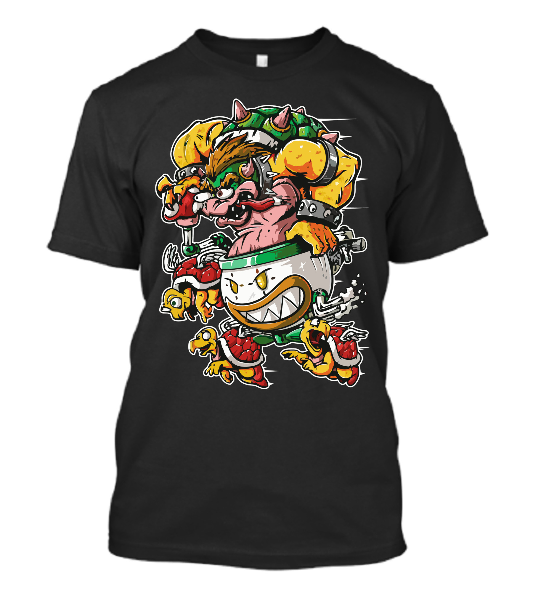 Boss Fink Angry Monster Hot Rod Bowser T-Shirt