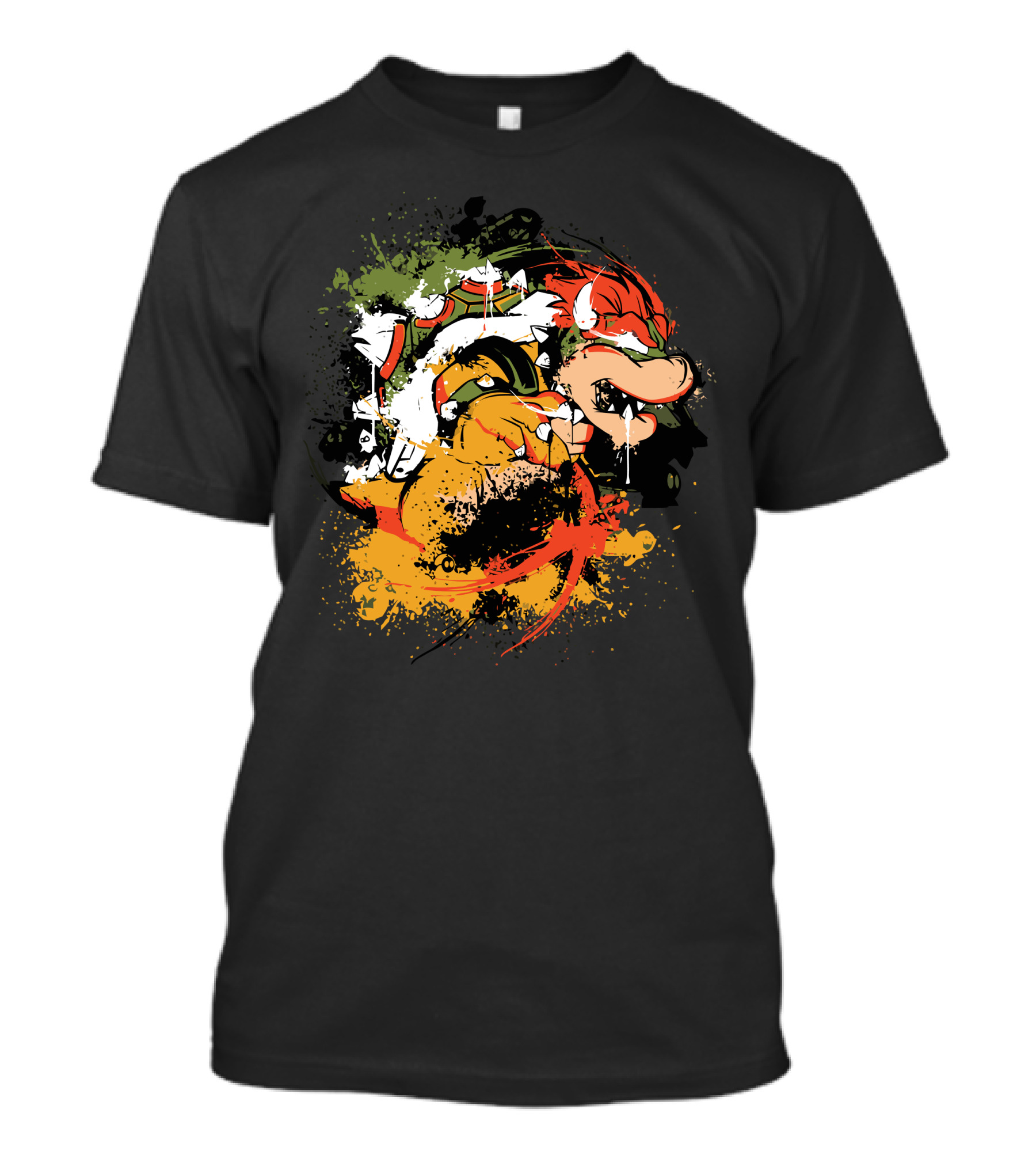 Bow Down Bowser Mario Yoshi Mashup T-Shirt