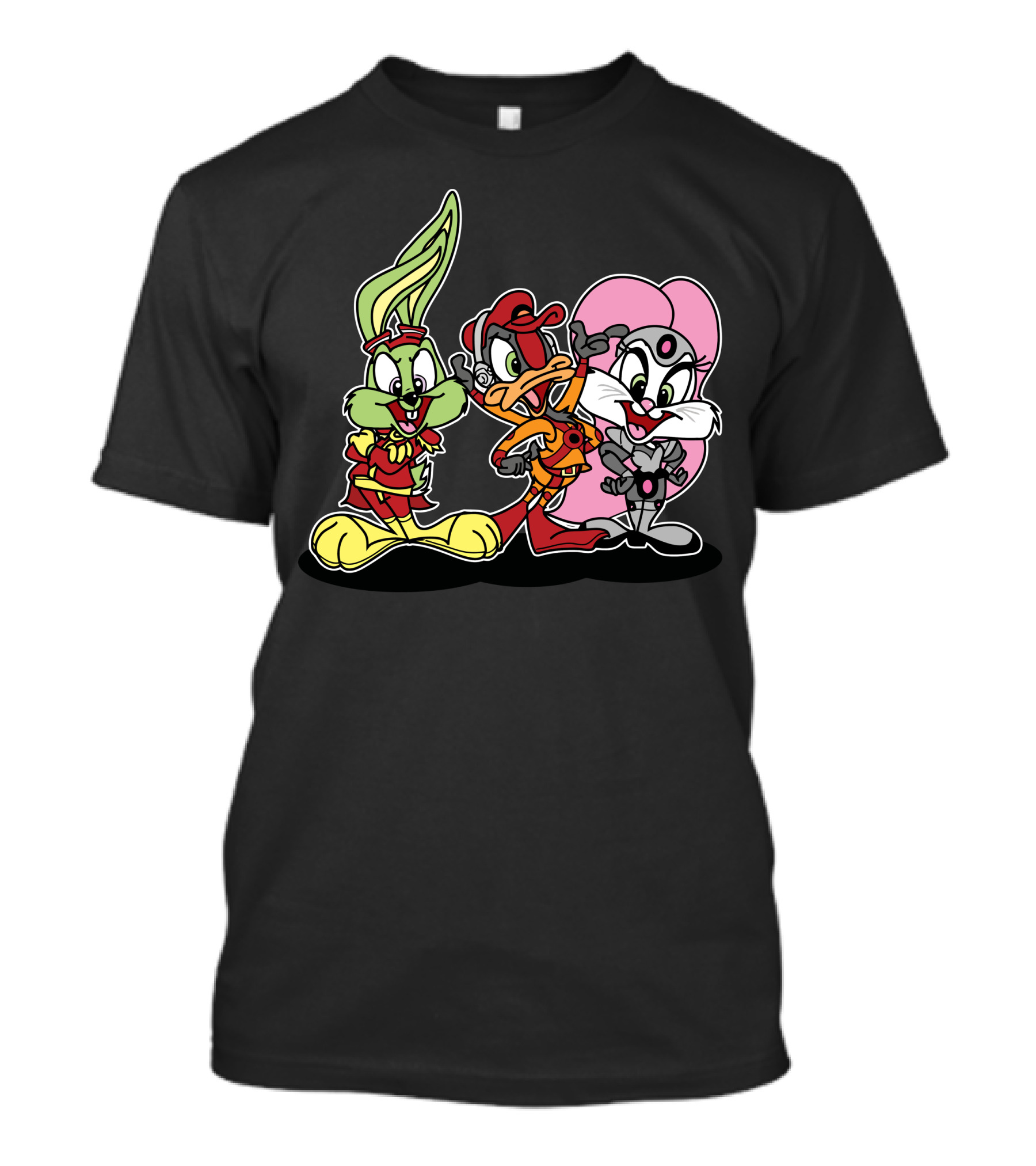 Bucky O'Hare Cartoon Characters Group T-Shirt