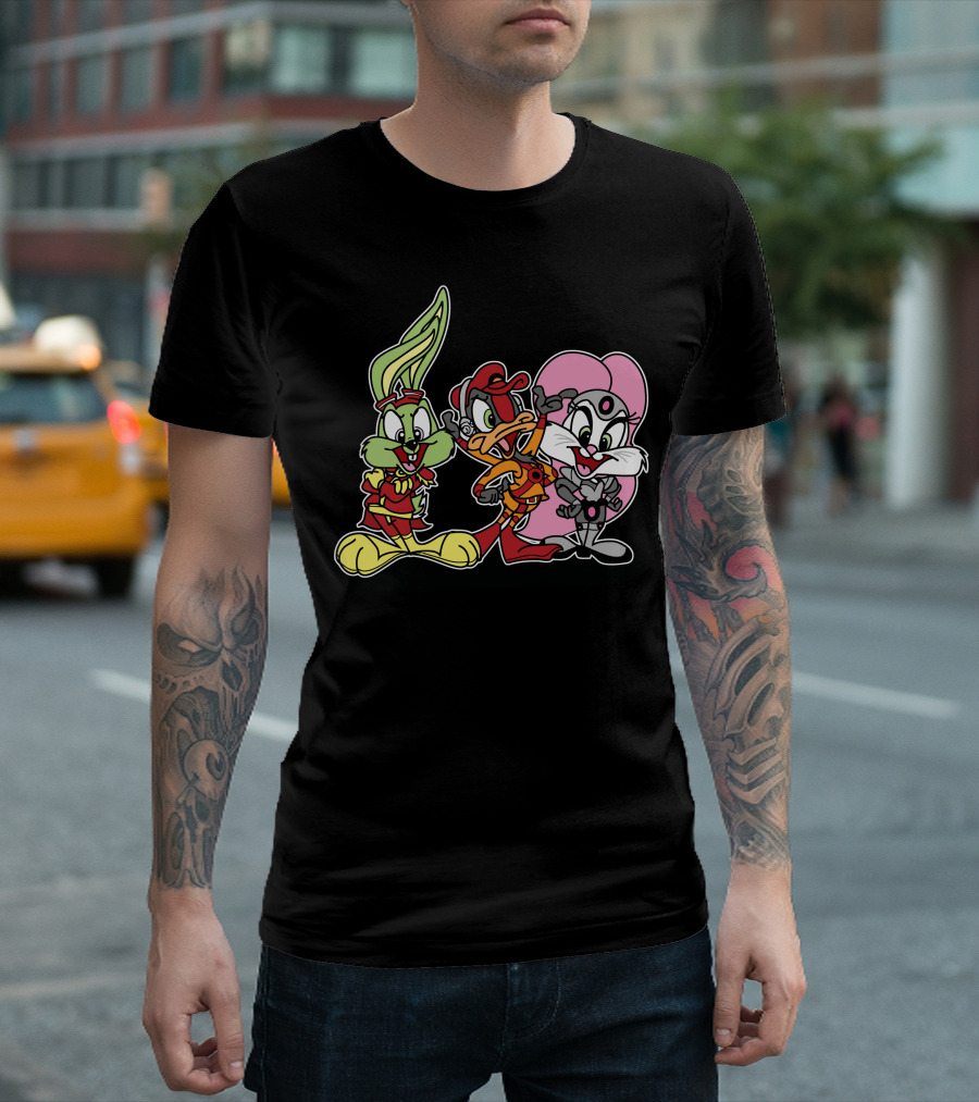 Bucky O'Hare Cartoon Characters Group T-Shirt