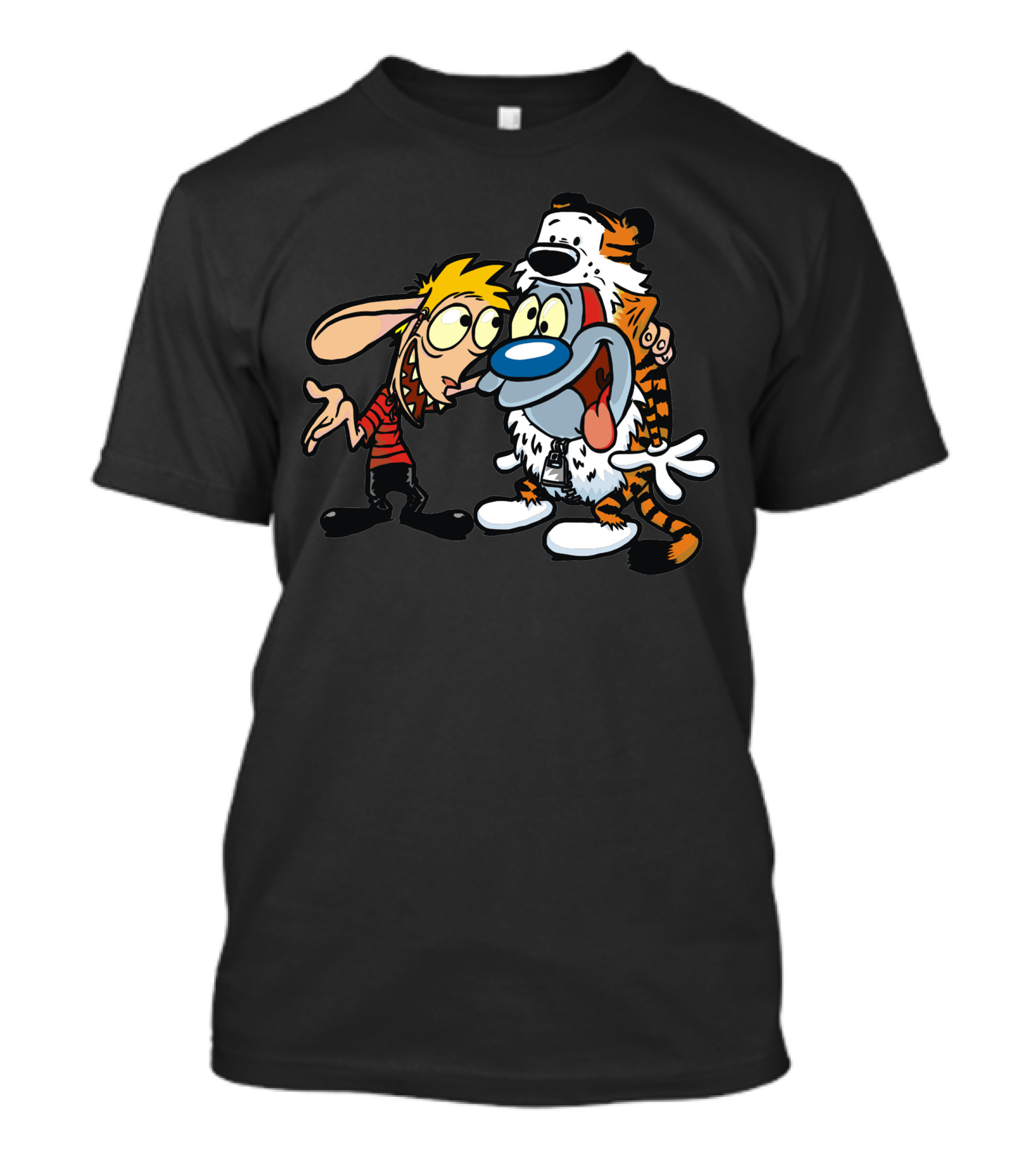 Calvin And Hobbes Ren And Stimpy Mashup Calvren And Stimpsy T-Shirt