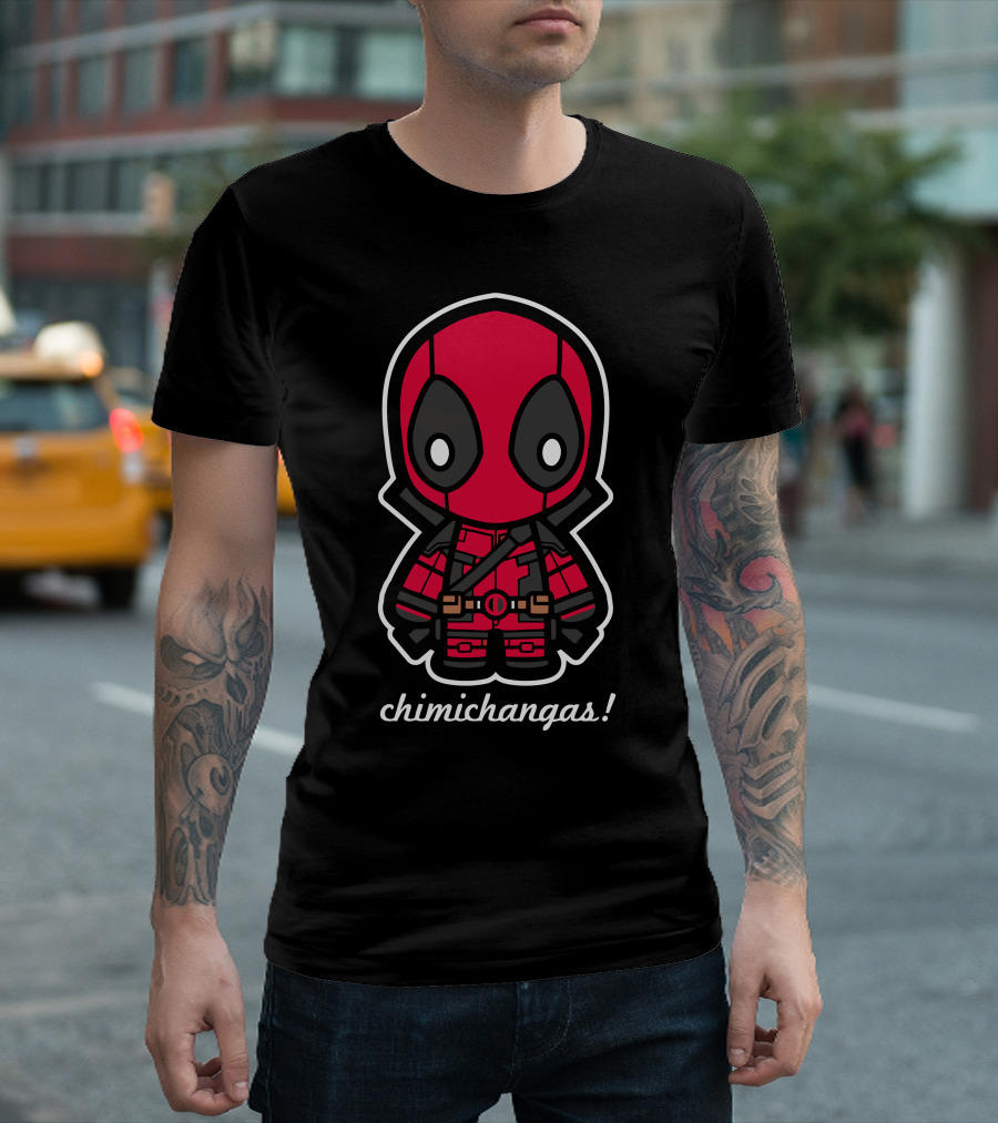 Chimichangas Deadpool Cartoon T-Shirt