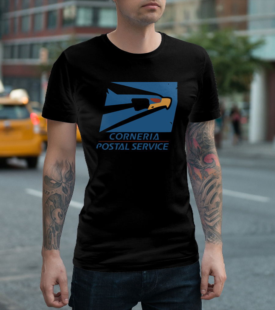 Corneria Postal Service Eagle Logo Inspired by Star Fox T-Shirt