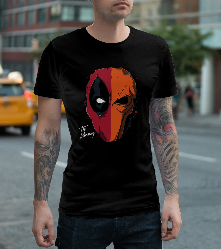 The Mercenary Mask - Daft Mercenary Fusion T-Shirt