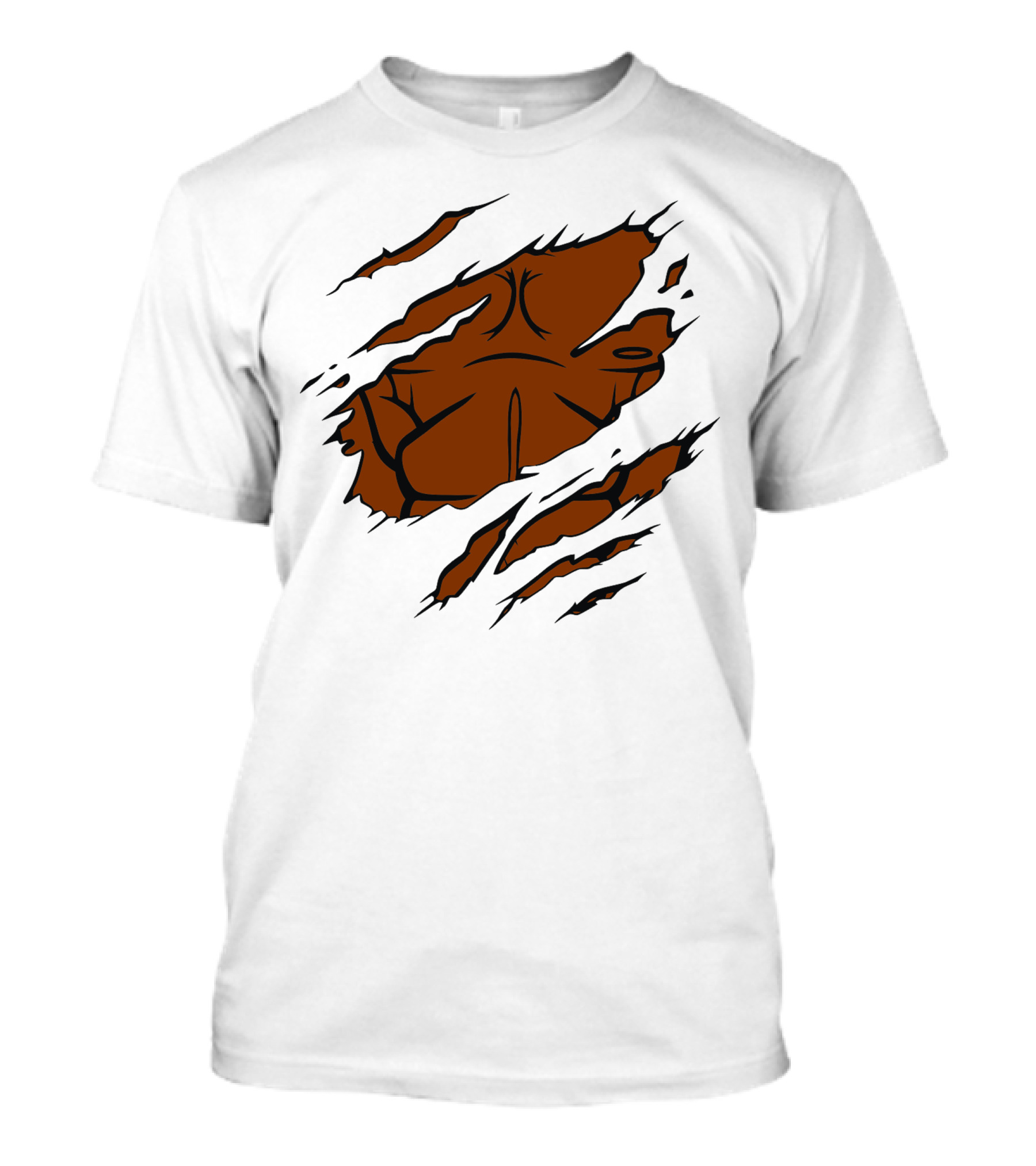Powerful Hero Luke Cage Ripped Chest T-Shirt