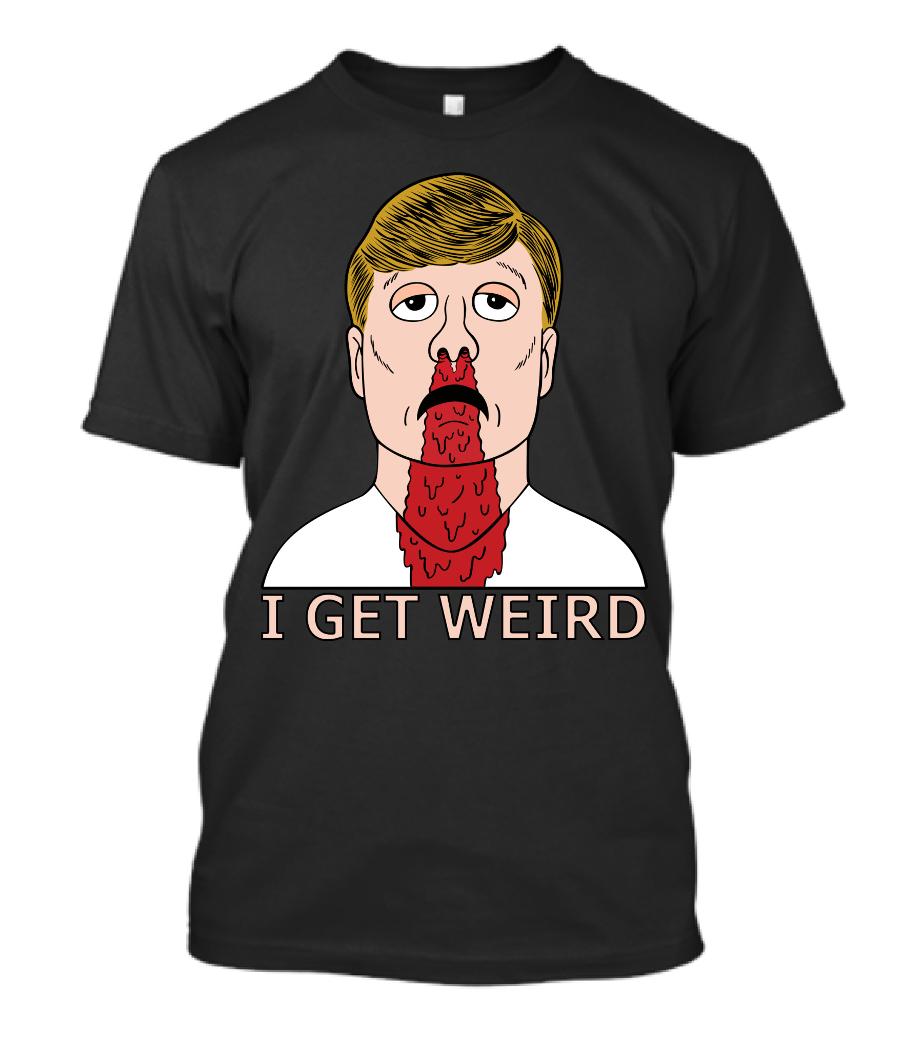 I Get Weird Andrew WK Bloody T-Shirt