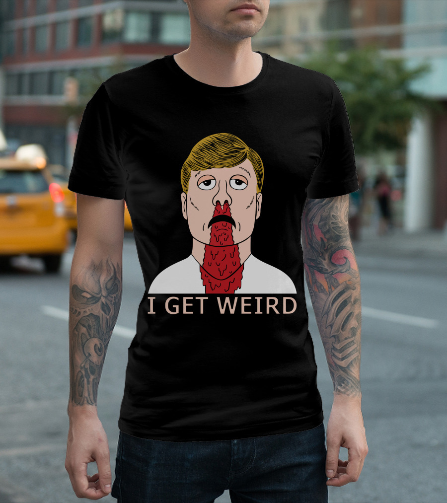 I Get Weird Andrew WK Bloody T-Shirt
