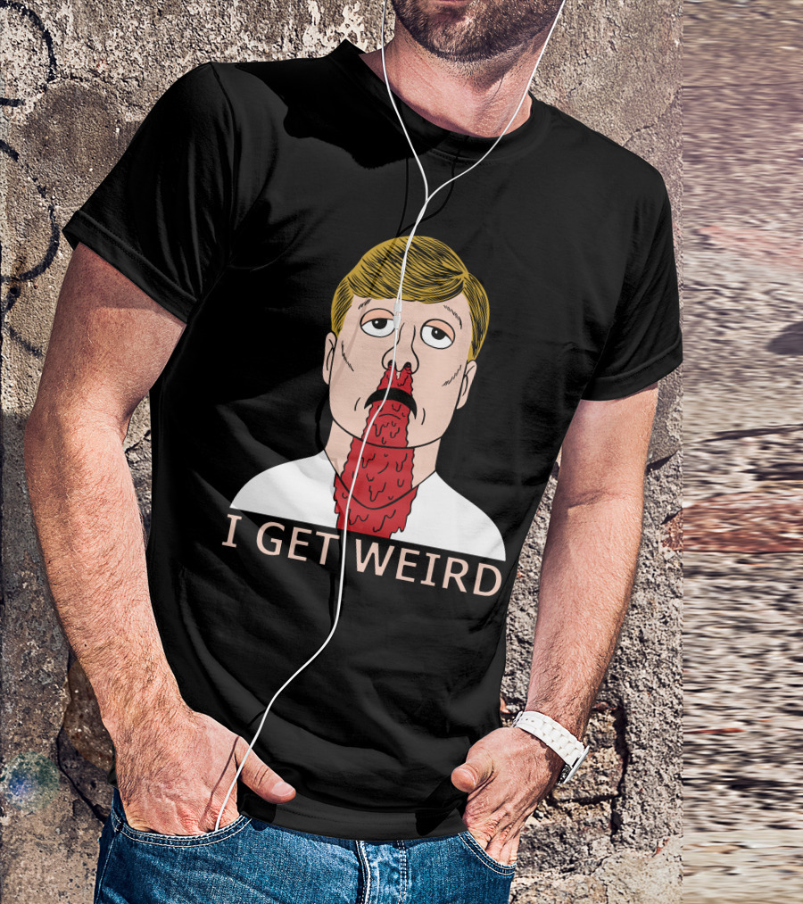 I Get Weird Andrew WK Bloody T-Shirt