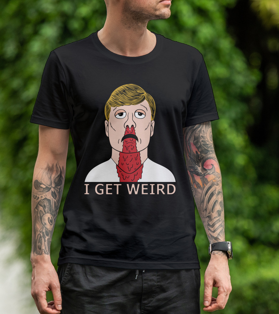 I Get Weird Andrew WK Bloody T-Shirt
