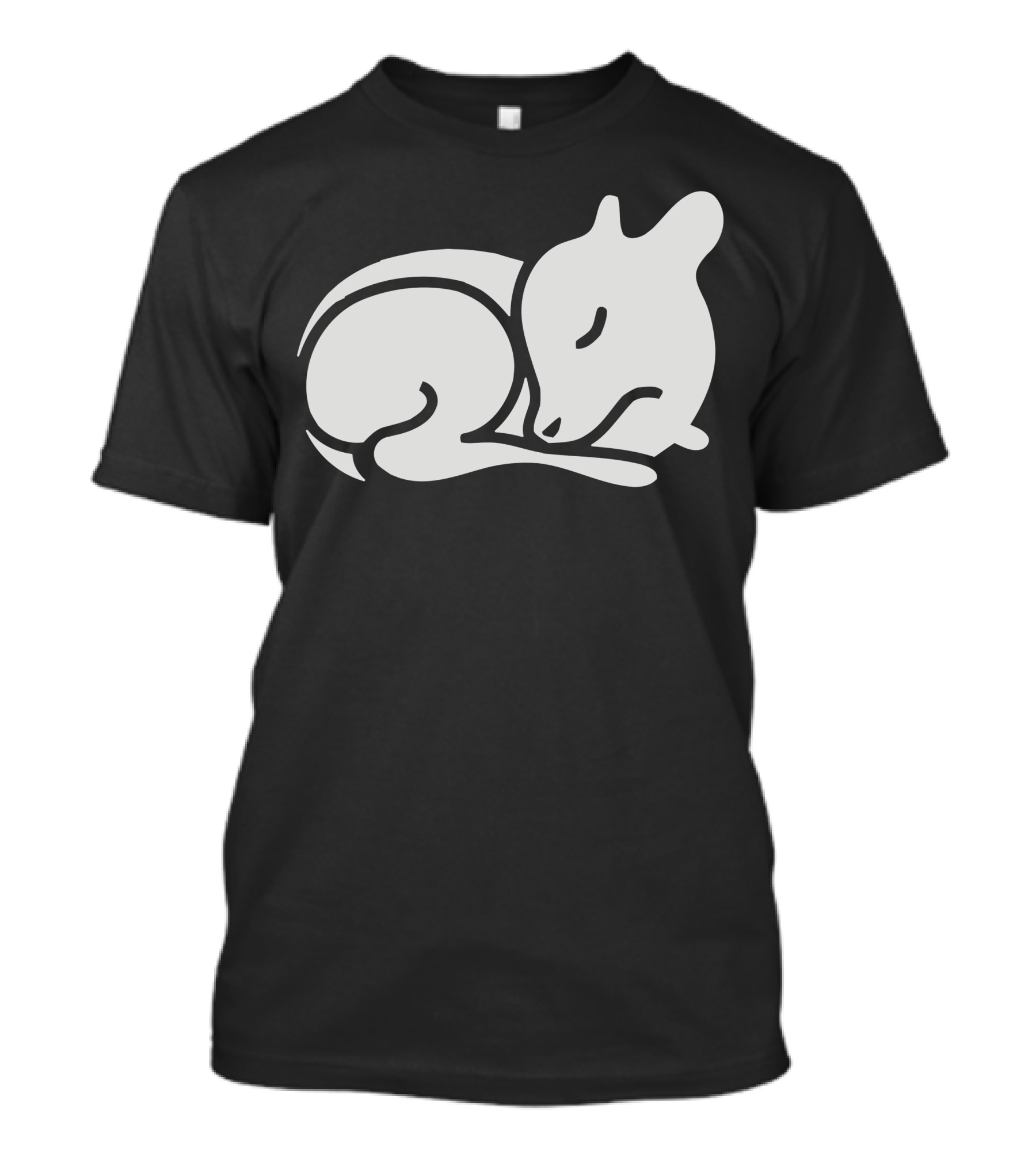 Bambi Sleeping Deer Line T-Shirt