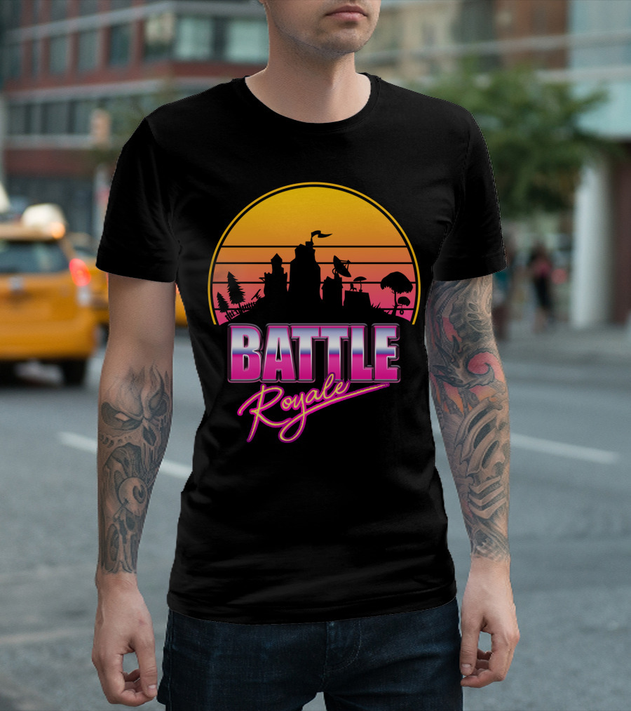 Battle Royale Retro Sunset T-Shirt